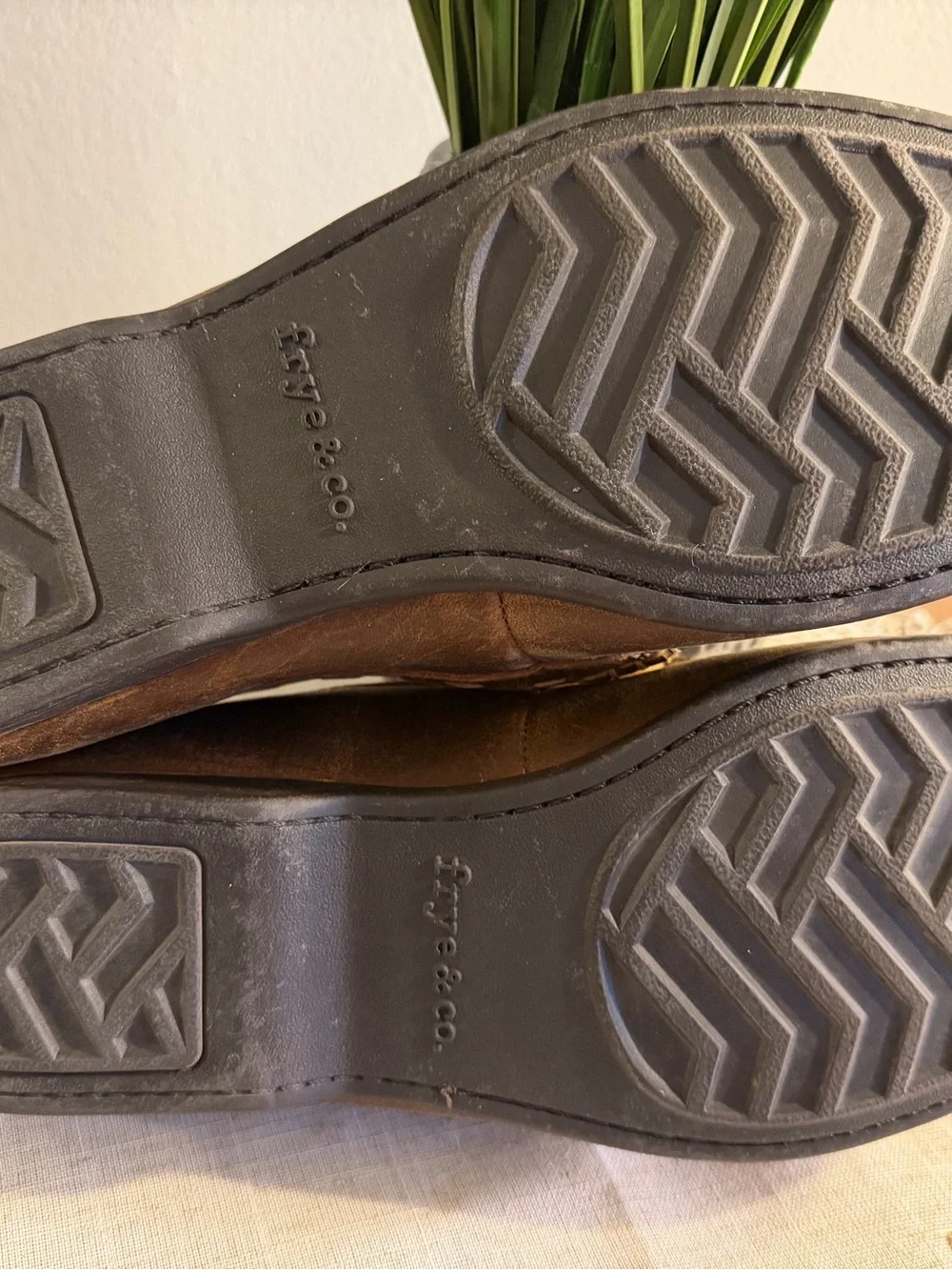 Men’s Frye & Co. Drivers/Loafers Natural Brown Leather Oiled 9.5 M